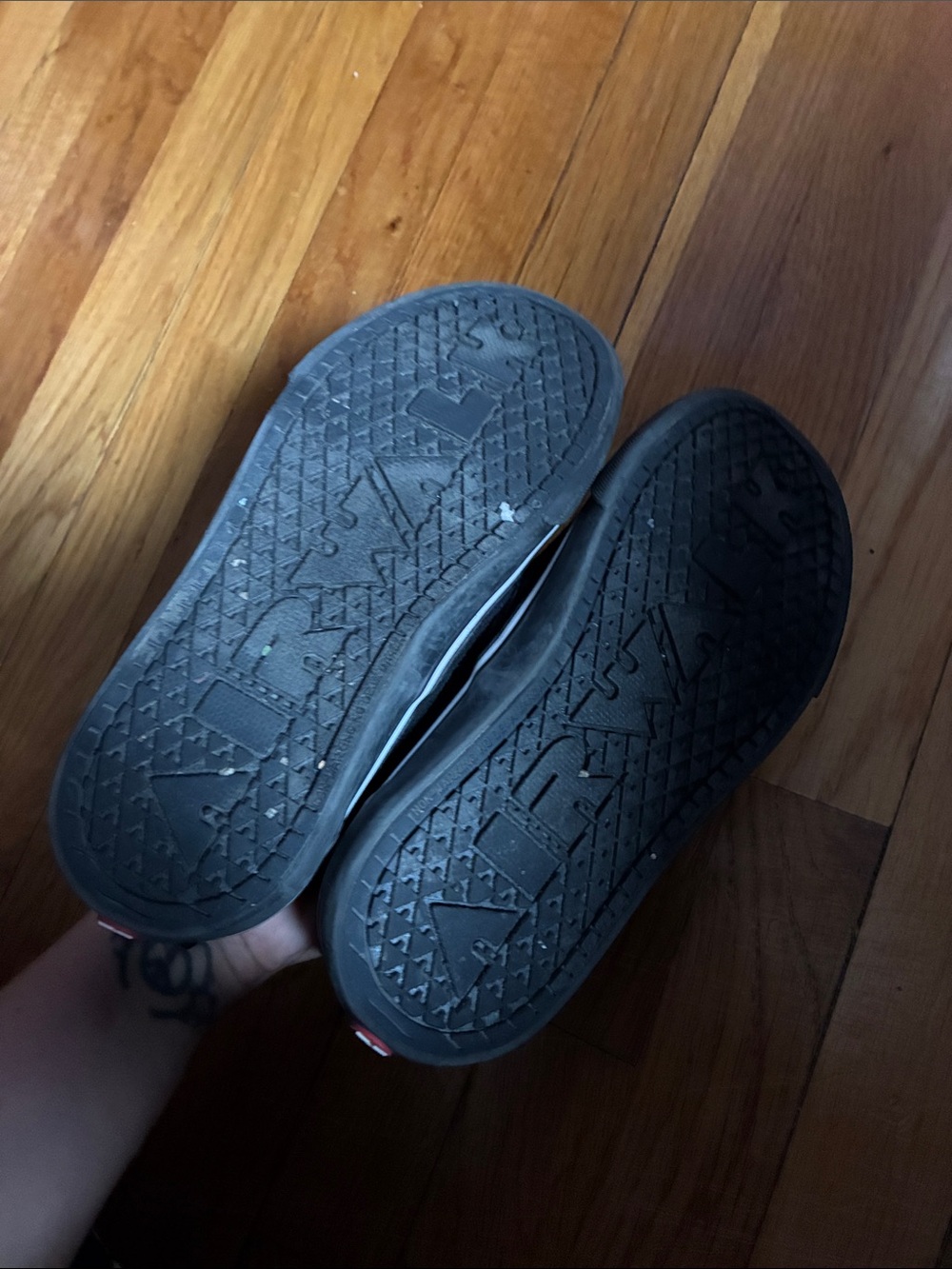 Slip-On Skate Shoes with Skeleton Graphic Perfect for Halloween & Fall - Picture 2 of 5
